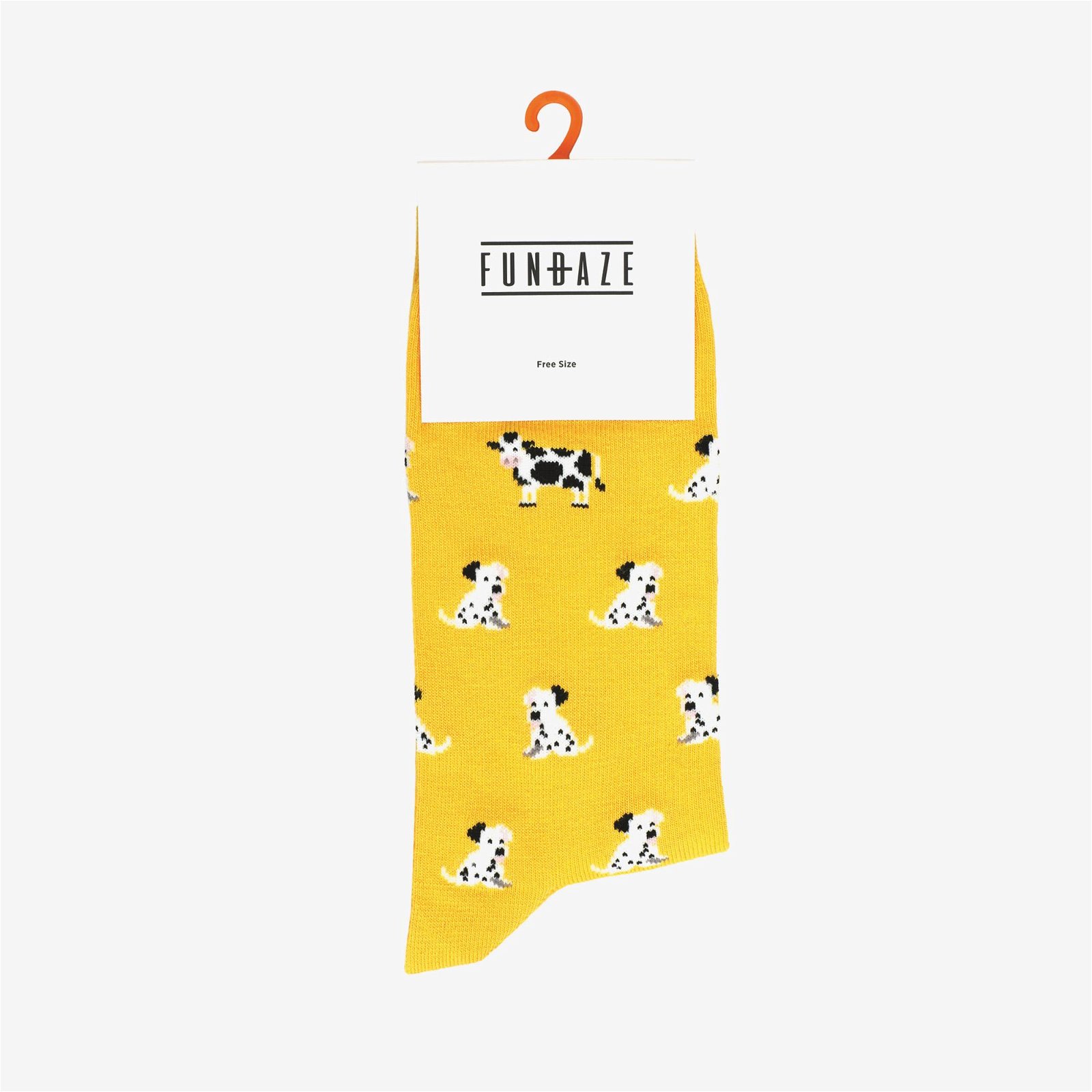 Fundaze Minimal Socks Dalmatian Sarı Çorap
