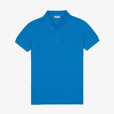  Bluemint Bruce II Erkek Mavi Polo Yaka T-Shirt