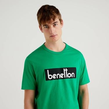  Benetton Erkek Yeşil T-Shirt