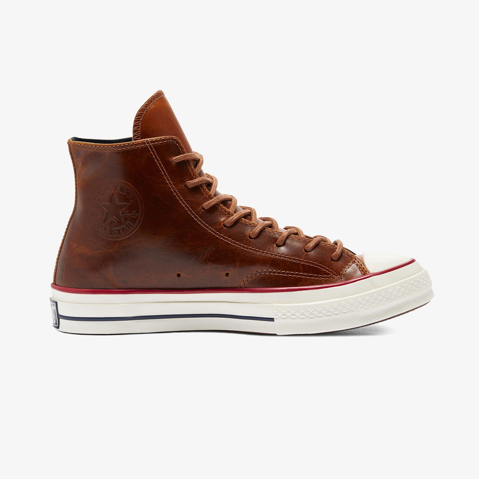 Converse Chuck 70 Premium Leather Hi Erkek Kahverengi Sneaker