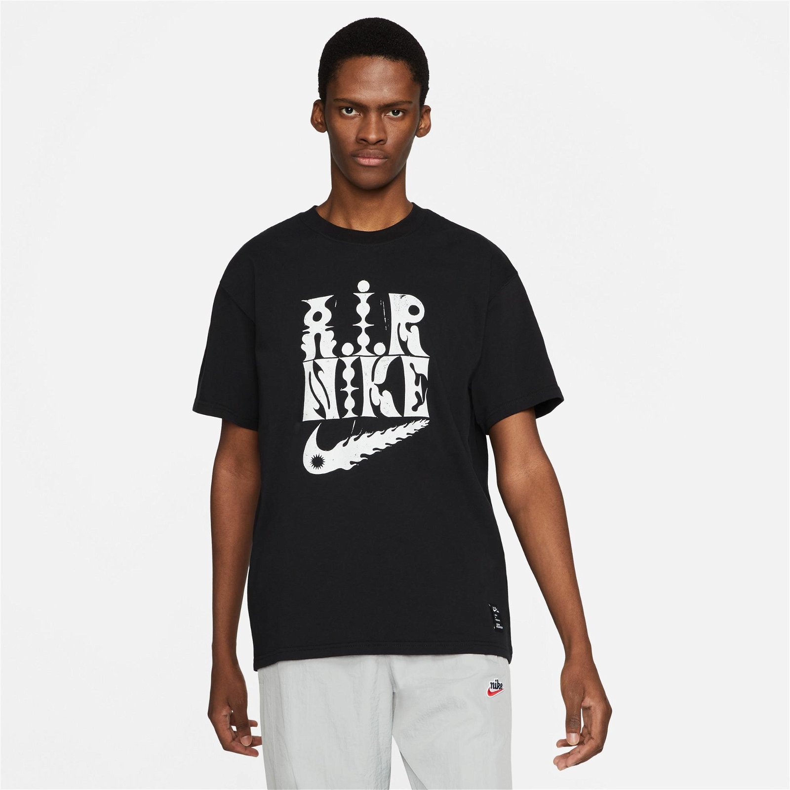 Nike Sportswear Sophy Hollington Air Erkek Siyah T-Shirt