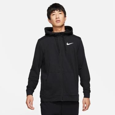  Nike Dri-Fit Hoddie Full-Zip Erkek Siyah Kapüşonlu Sweatshirt