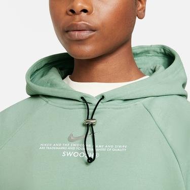  Nike Sportswear Swoosh Ft Kadın Yeşil Sweatshirt