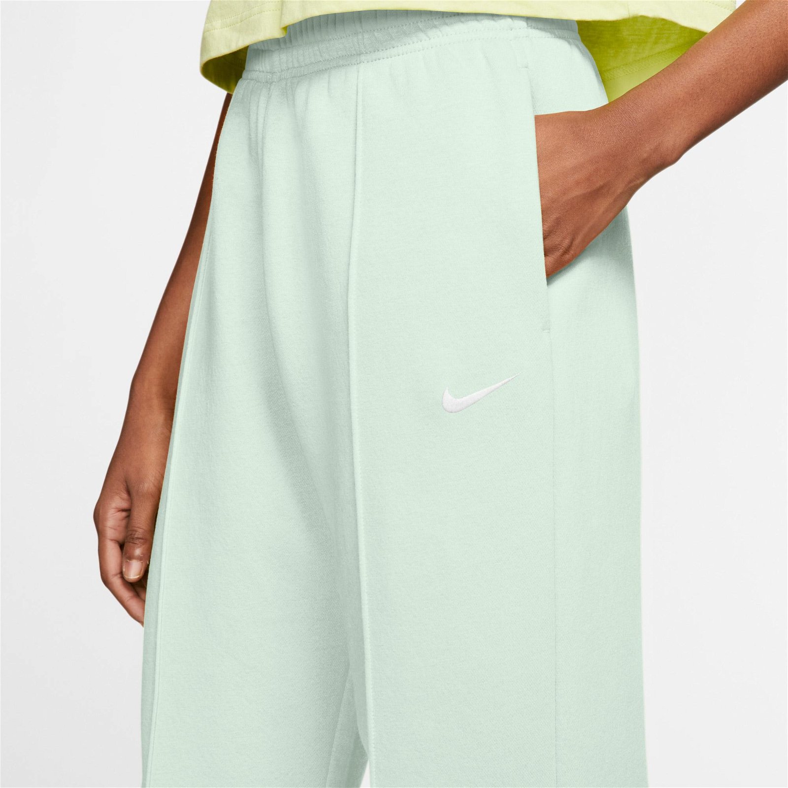 Nike Sportswear Essential Clctn Flc Mr Kadın Yeşil Eşofman Altı