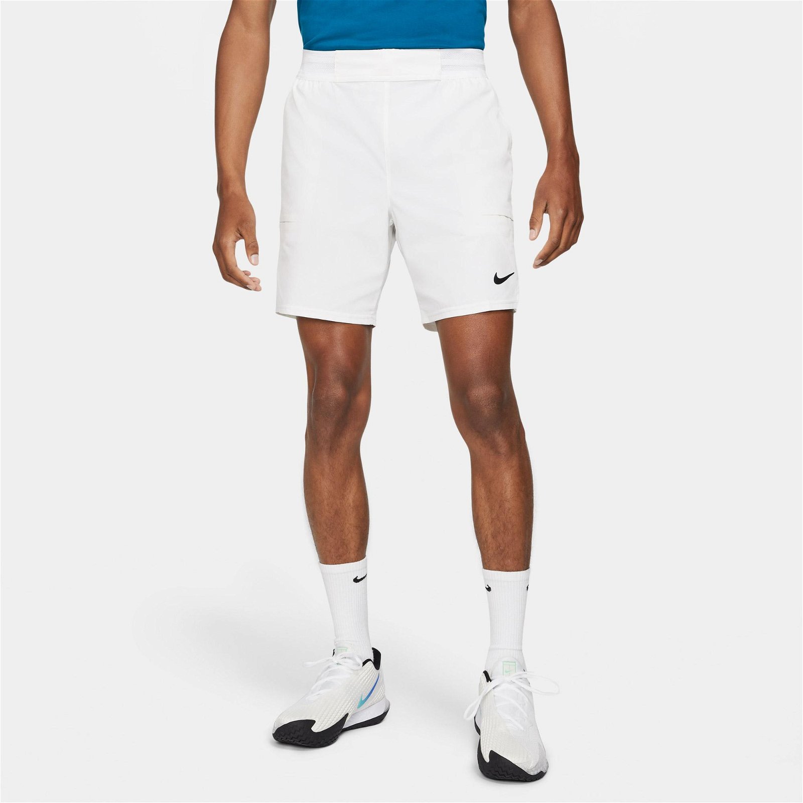Nike Nkct Dri-Fit Advtg 7In Erkek Beyaz Şort