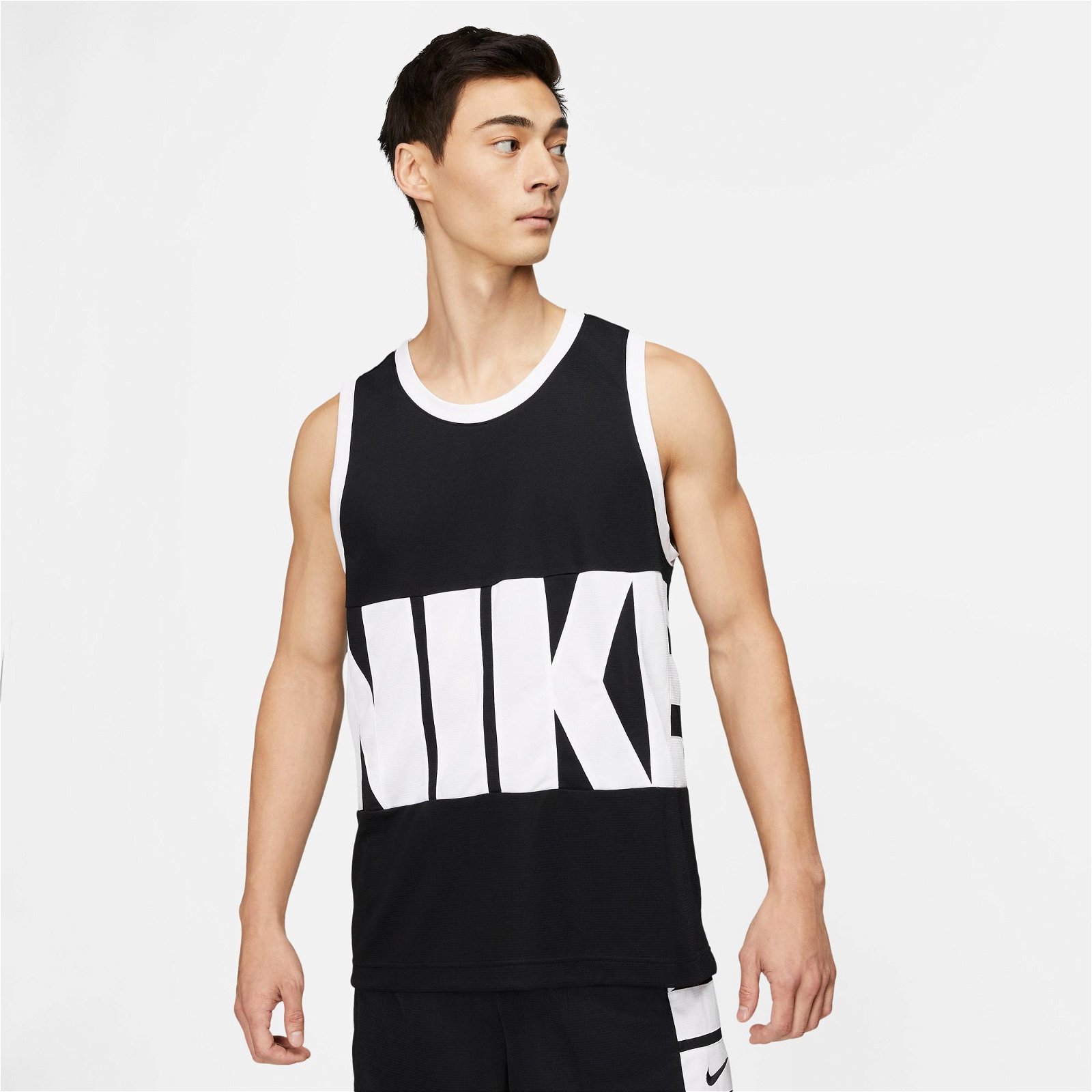 Nike Dri-Fit Jersey Starting Five Erkek Siyah T-Shirt