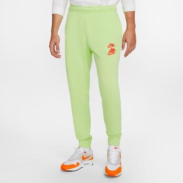  Nike Sportswear French Terry World Tour Erkek Yeşil Eşofman Altı