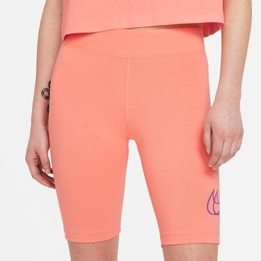 Nike Sportswear Essential Prnt Kadın Somon Rengi Tayt