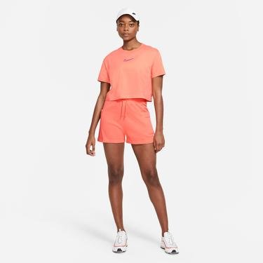  Nike Sportswear Crop Prnt Kadın Pembe T-Shirt