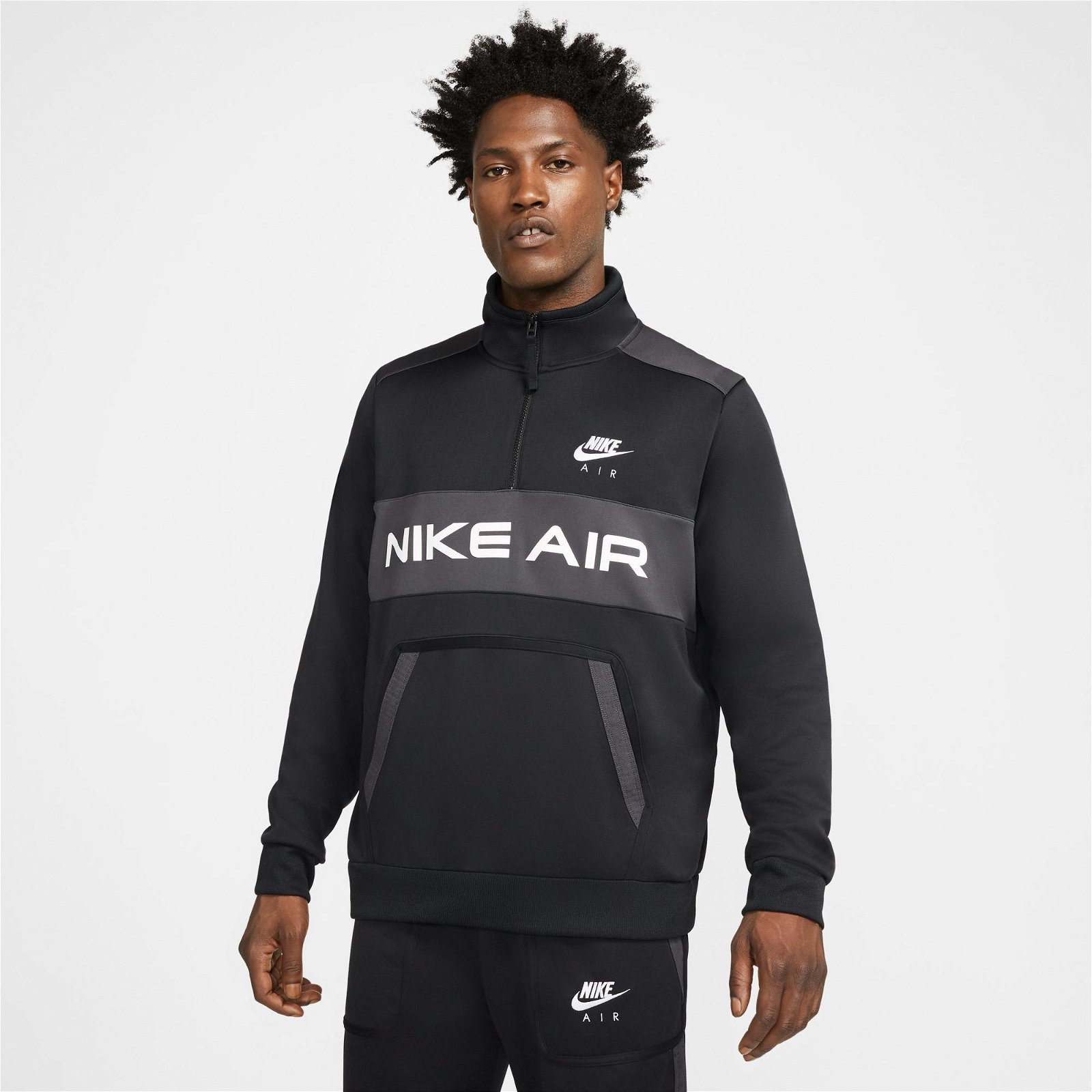 Nike Sportswear Air Pk Erkek Siyah Ceket