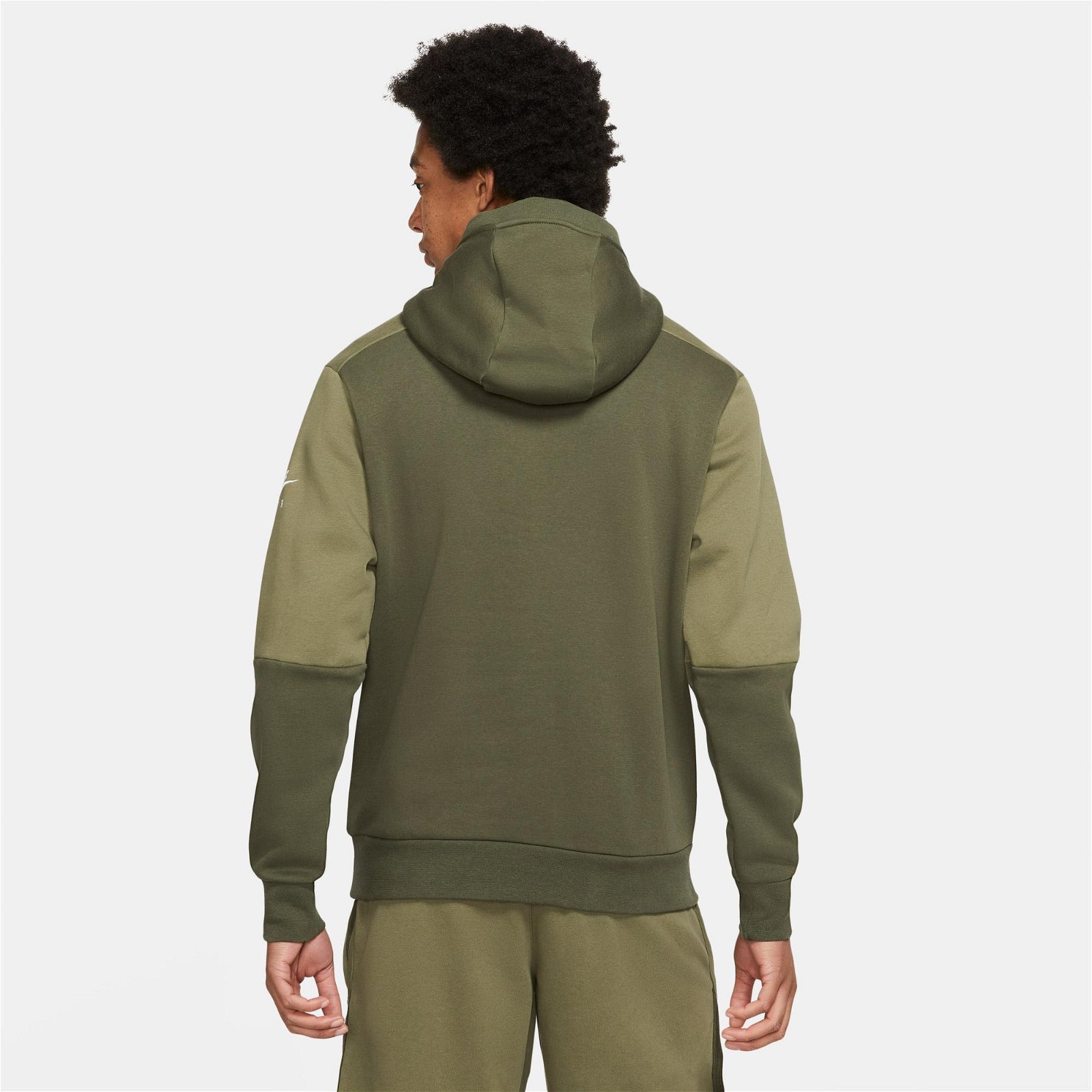 Nike Sportswear Air Pullover Fleece Erkek Yeşil Sweatshirt