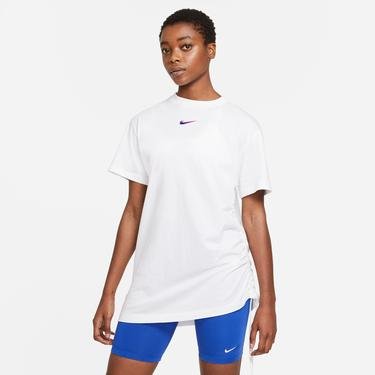  Nike Sportswear Essential Prnt Kadın Beyaz Elbise