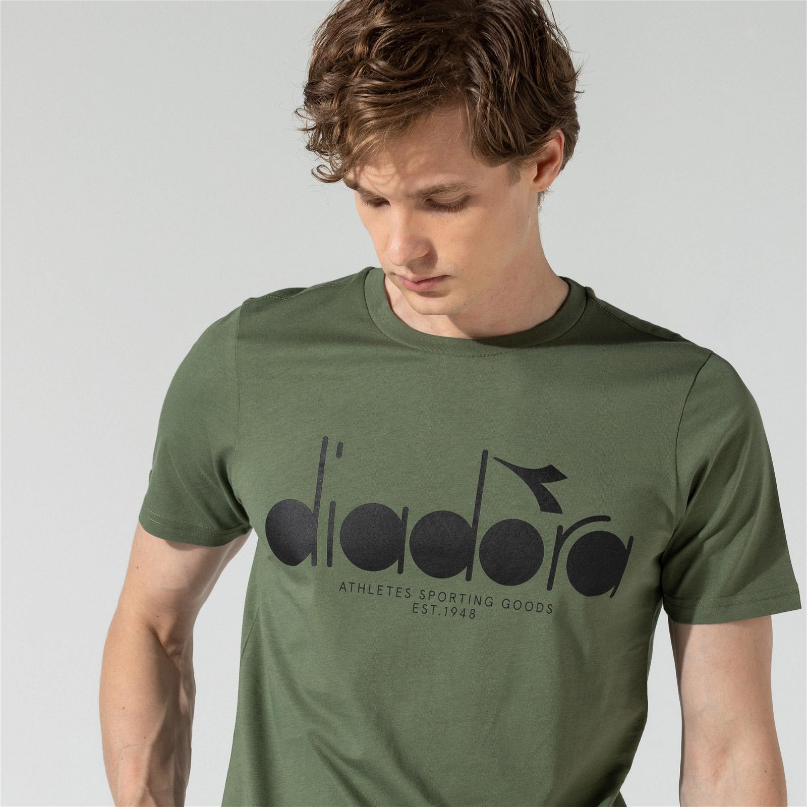 Diadora Iconic Erkek Yeşil T-Shirt