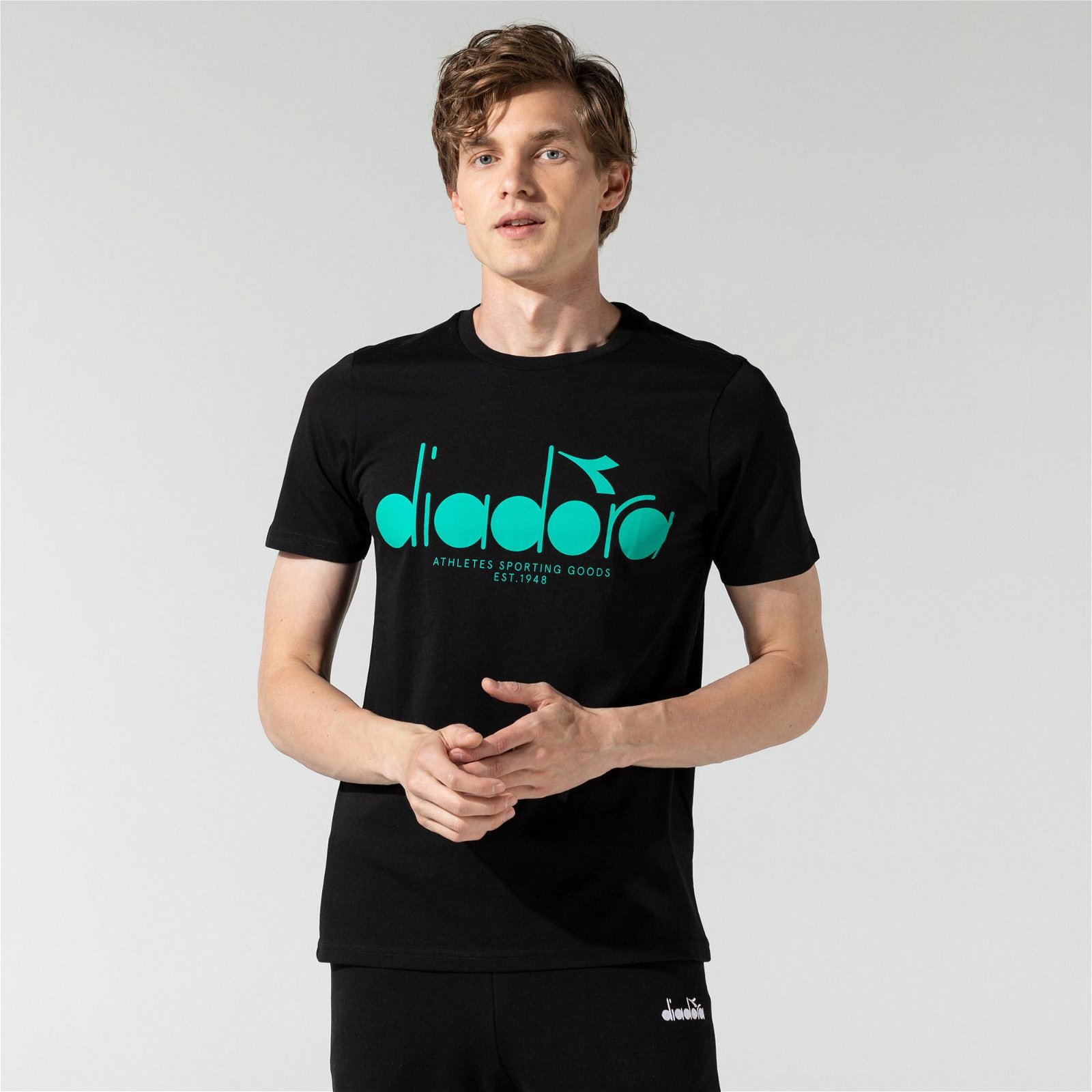 Diadora Iconic Erkek Siyah T-Shirt