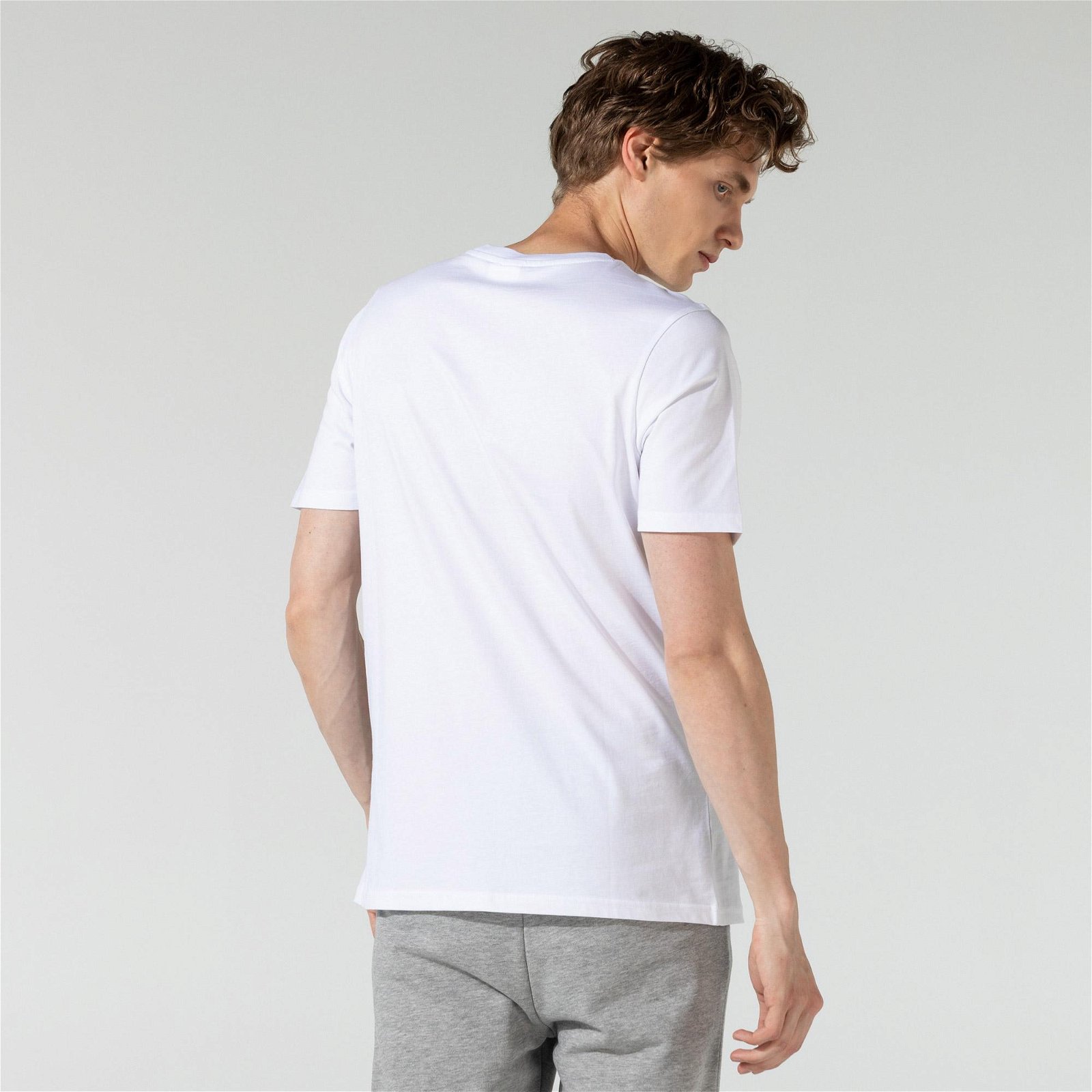 Diadora Iconic Lyf Erkek Beyaz T-Shirt