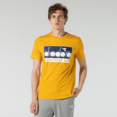  Diadora Iconic Lyf Erkek Sarı T-Shirt