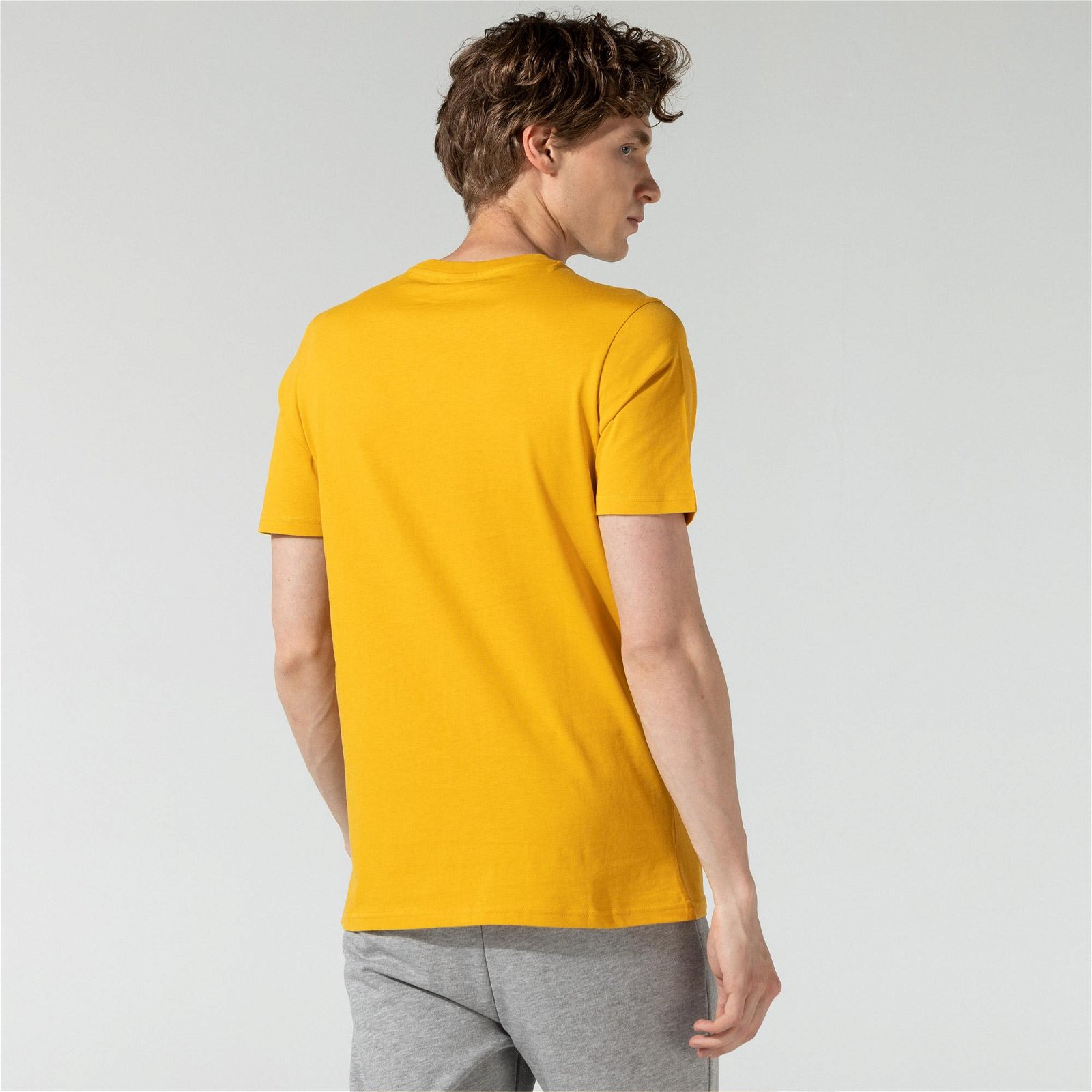 Diadora Iconic Lyf Erkek Sarı T-Shirt