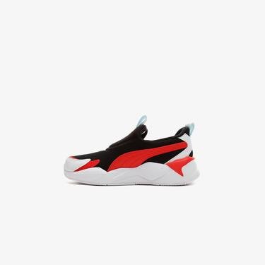  Puma RS-X³ Slip On PS Çocuk Siyah - Kırmızı Spor Ayakkabı