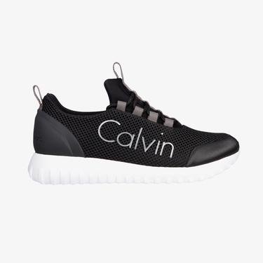  Calvin Klein Jeans Laceup Mesh Kadın Siyah Spor Ayakkabı