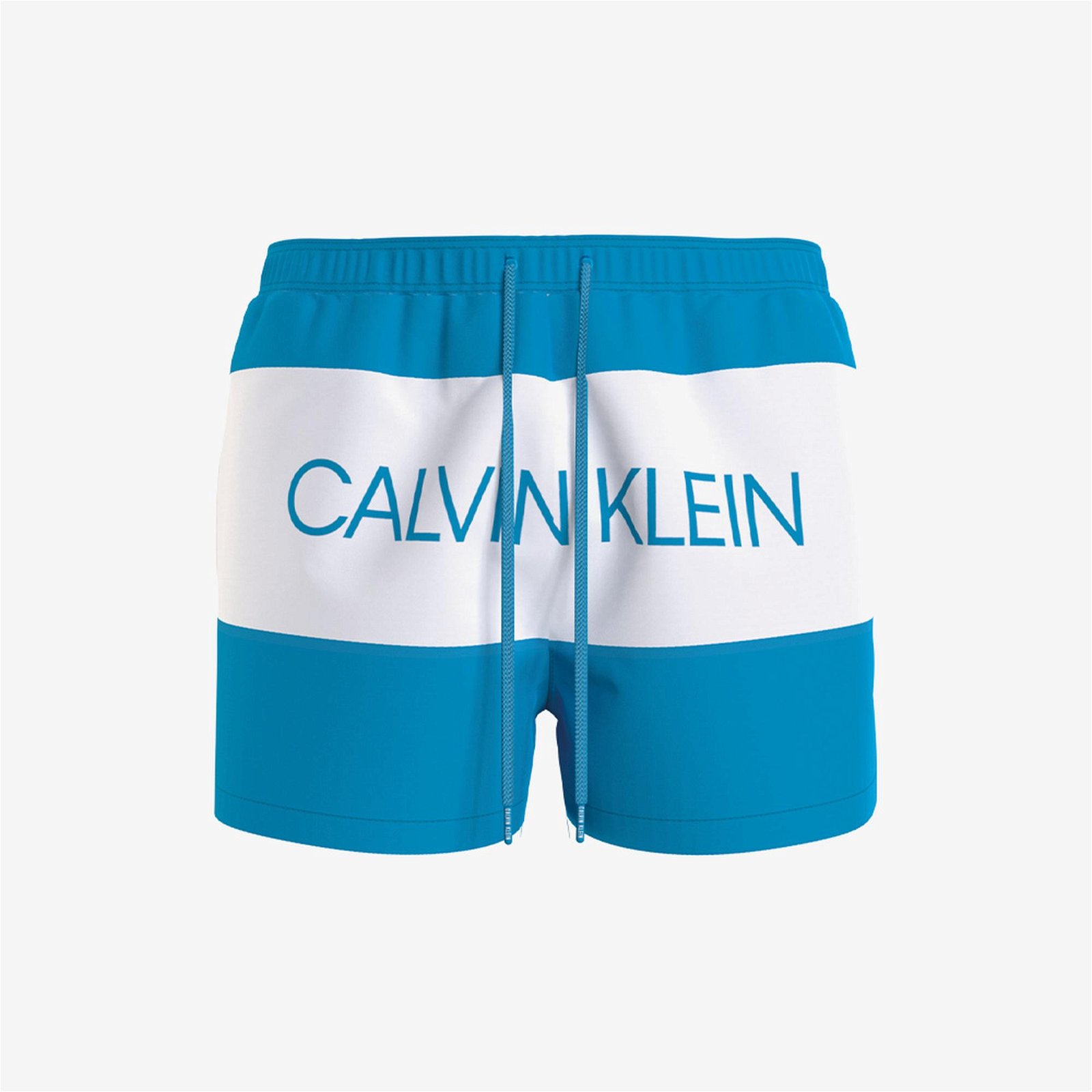 Calvin Klein Drawstring Erkek Mavi Mayo Şort