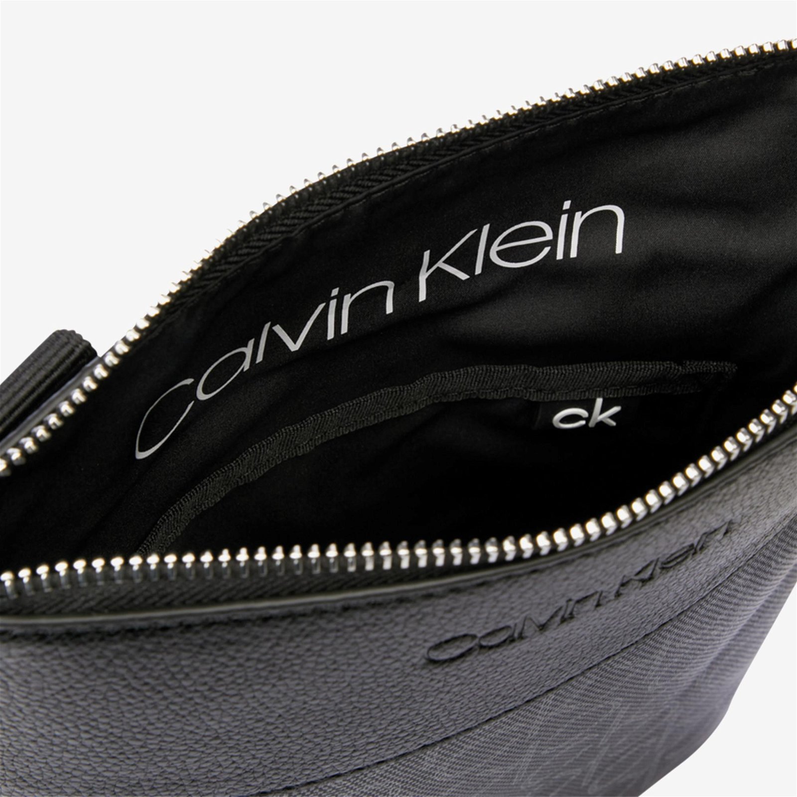 Calvin Klein Conv Flat Pack Erkek Siyah Omuz Çantası