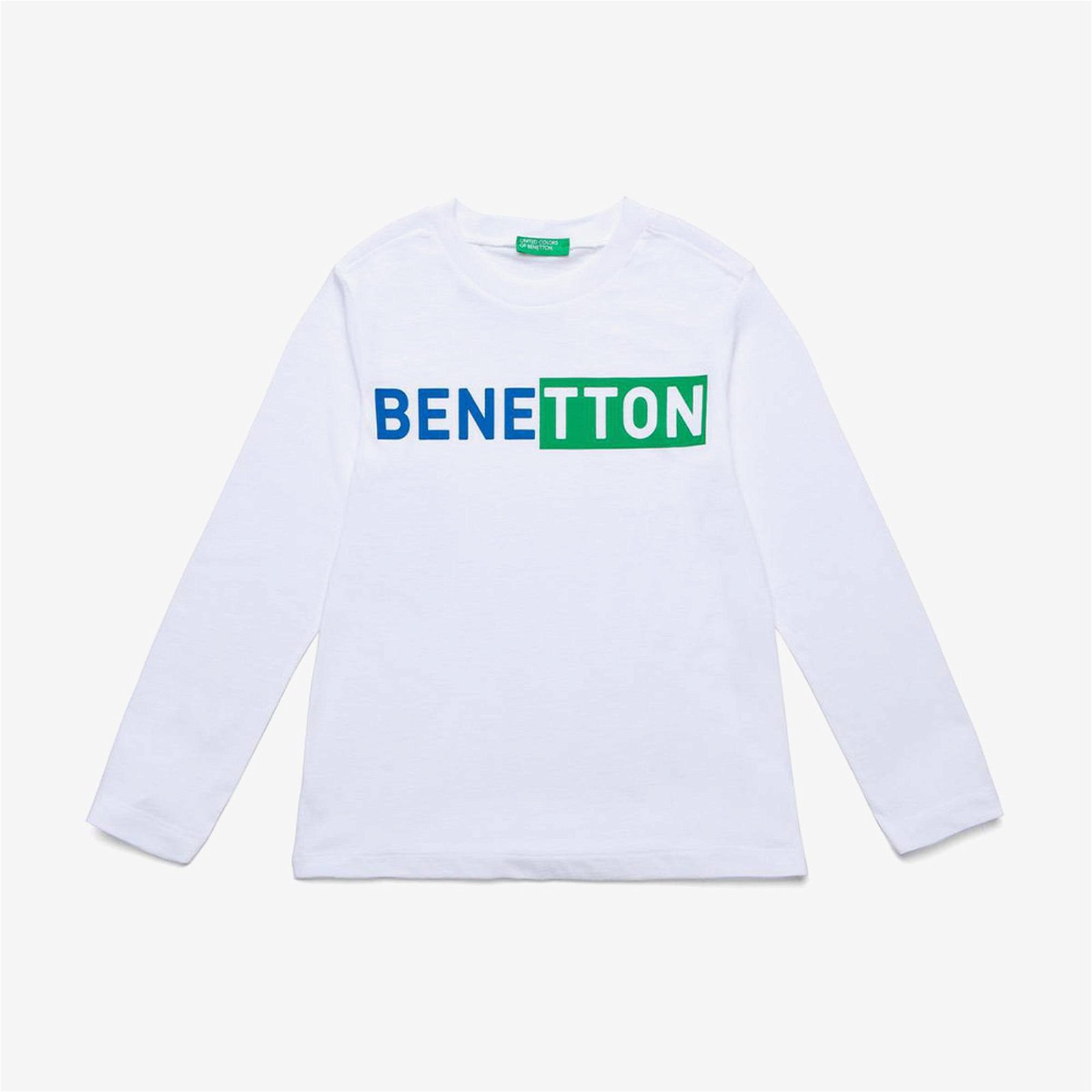 Benetton Erkek Çocuk Beyaz T-Shirt