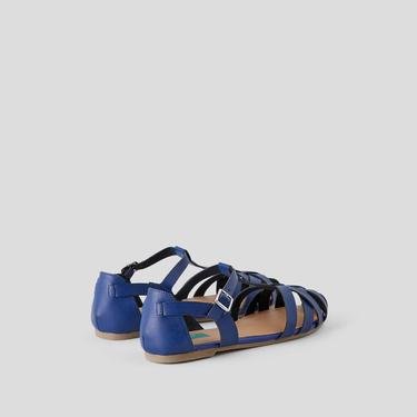  Benetton Kız Çocuk Mavi Sandalet
