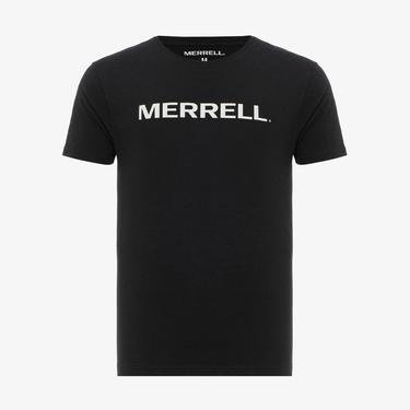  MERRELL Logo Erkek Siyah T-Shirt