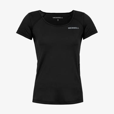  MERRELL Dynamic Kadın Siyah Slim Fit T-Shirt