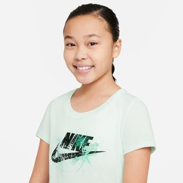  Nike Sportswear Scoop Futura Çocuk Yeşil T-Shirt
