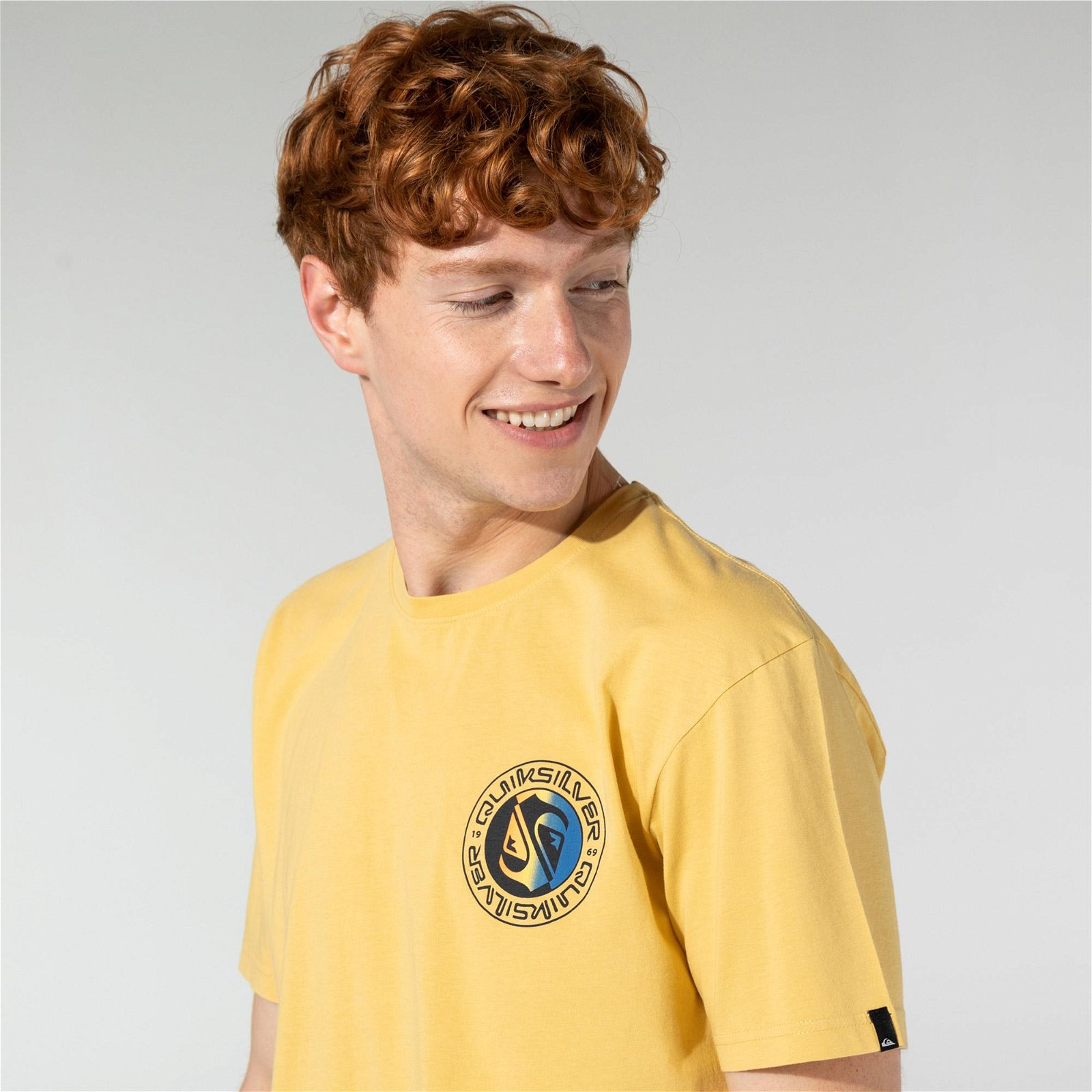 Quiksilver Mellow Phonic Erkek Sarı T-Shirt