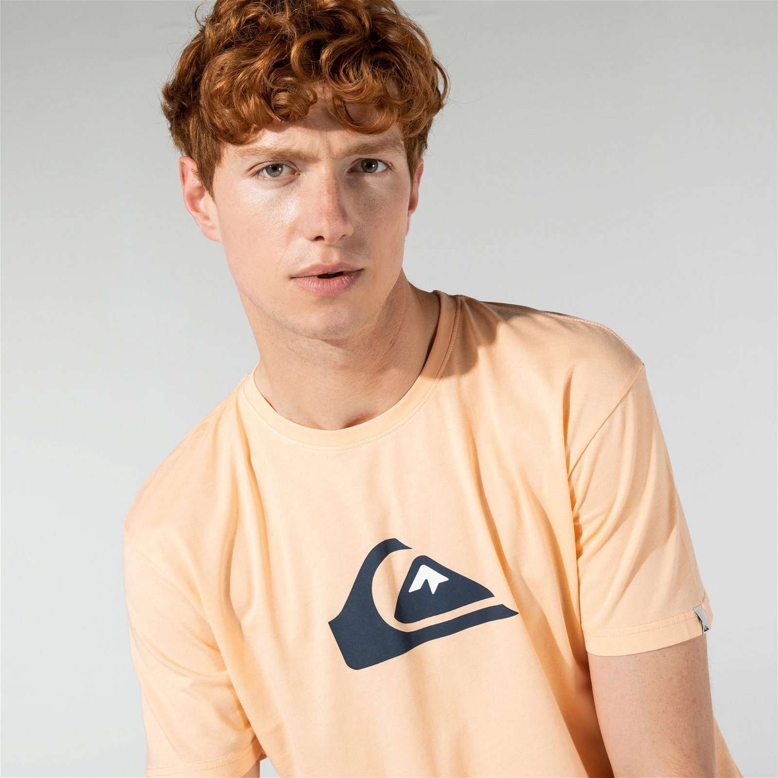 Quiksilver Comp Logo Erkek Turuncu T-Shirt