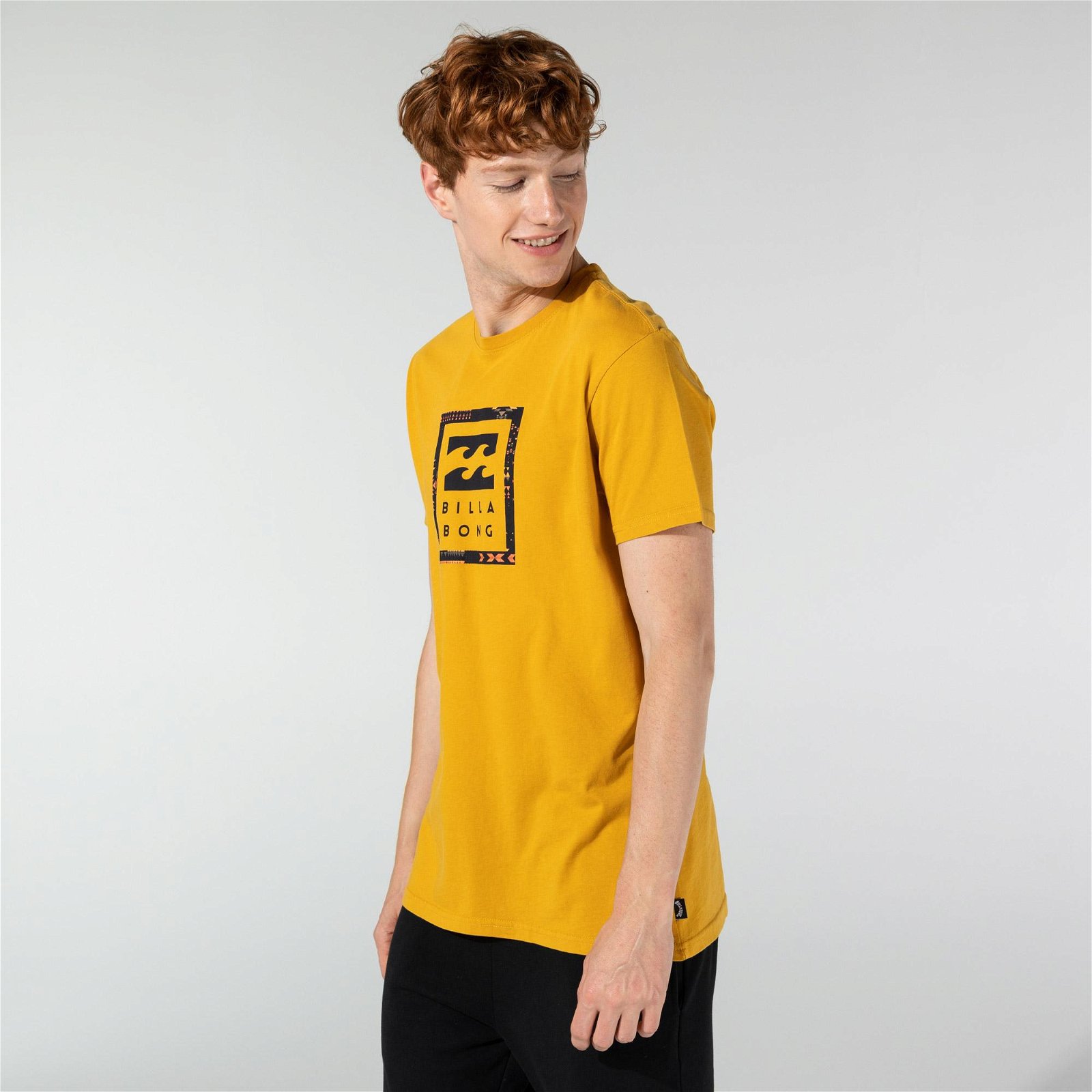 Billabong Unity Stacked Erkek Sarı T-Shirt