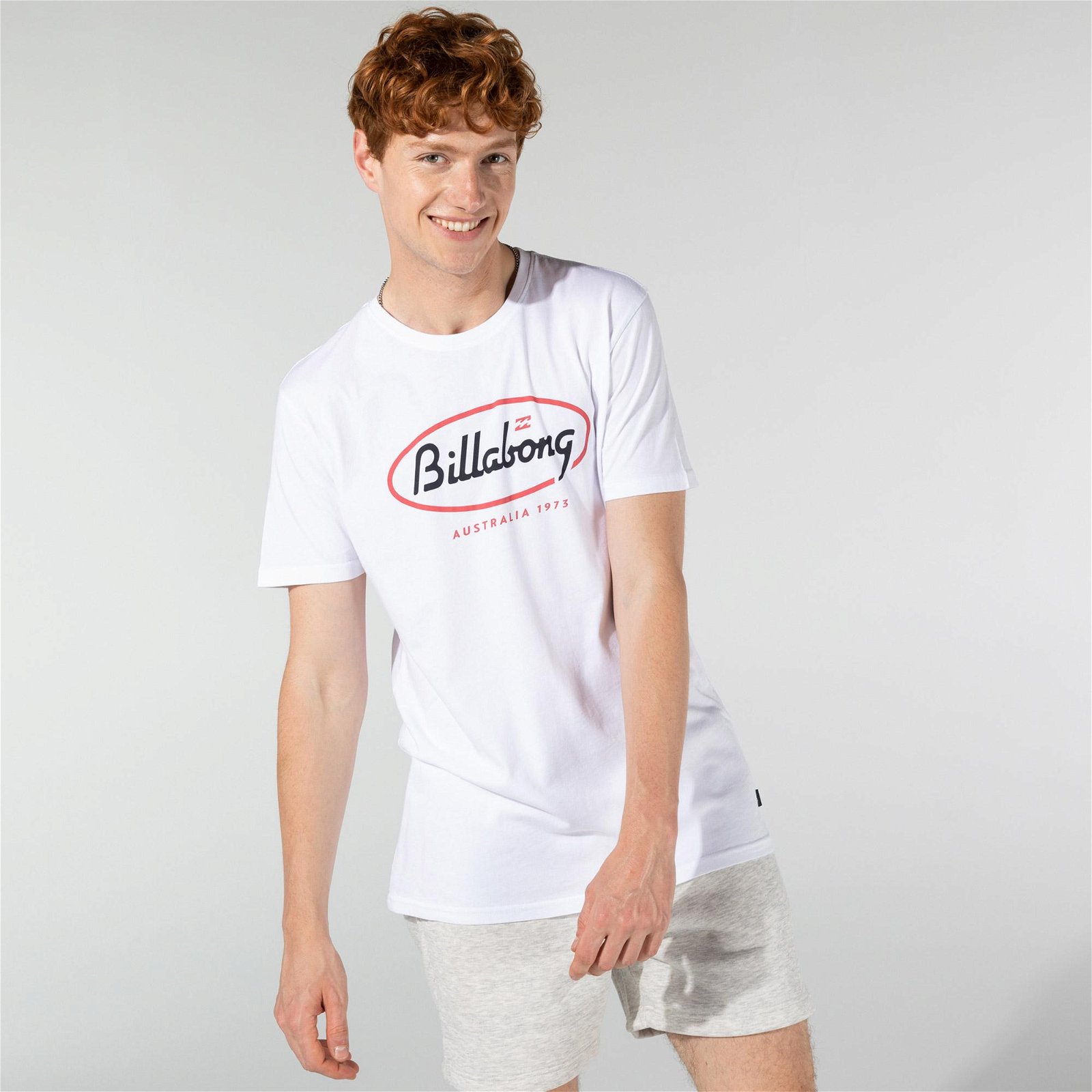 Billabong State Beach Erkek Beyaz T-Shirt