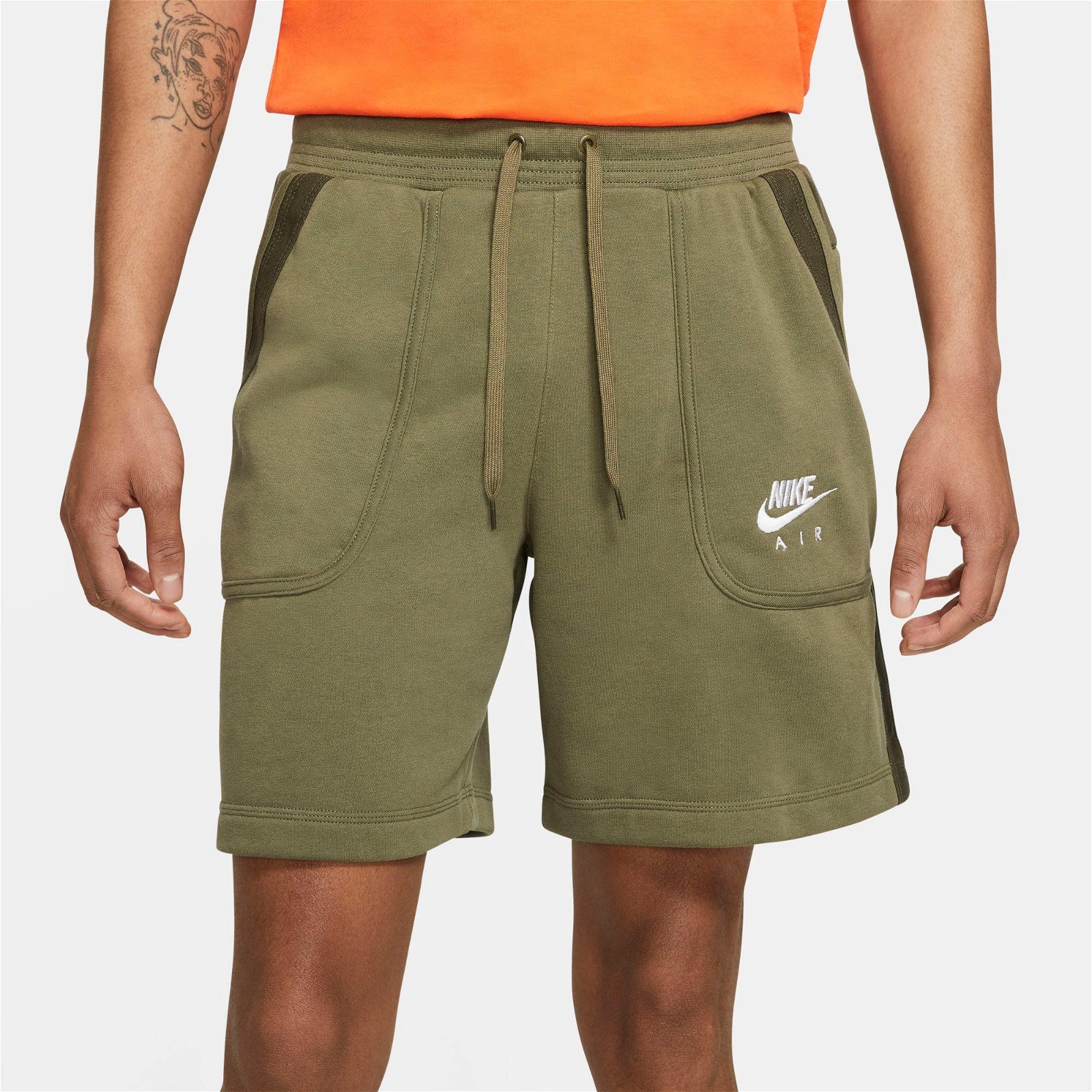 Nike Sportswear Nike Air Fit Fleece Erkek Yeşil Şort