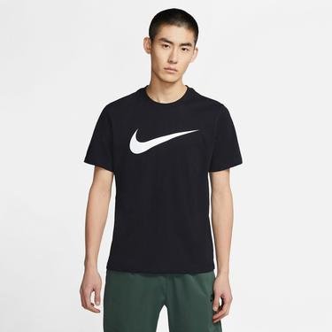  Nike Sportswear Icon Swoosh Erkek Siyah T-Shirt