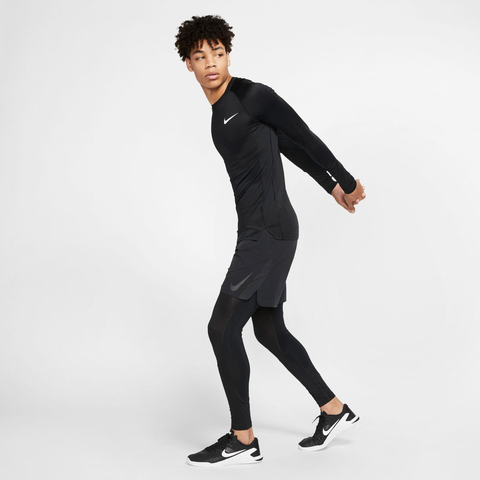 Nike Pro Top Erkek Siyah T-Shirt