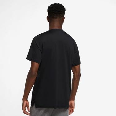 Nike Top Hyper Dry Erkek Siyah T-Shirt