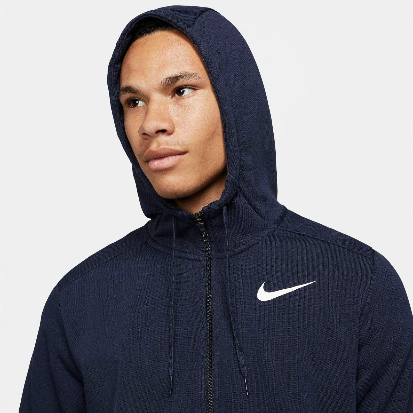 Nike Dri-Fit Fleece Erkek Lacivert Eşofman Üstü