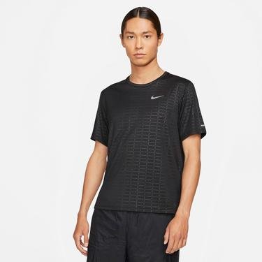  Nike Run Division Miler Erkek Siyah T-Shirt