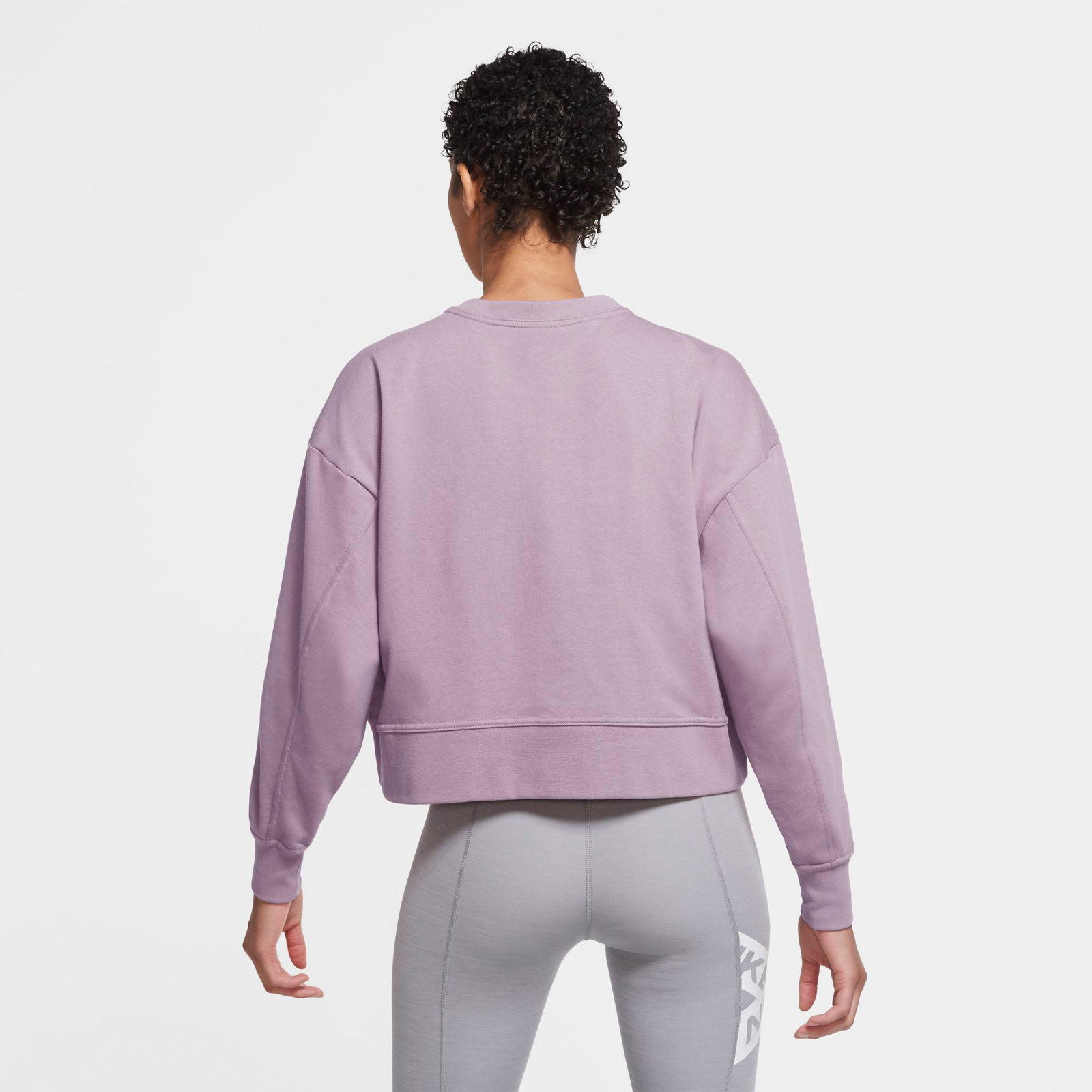 Nike Dry Get Fit Crew Swoosh Kadın Mor-Lila Sweatshirt