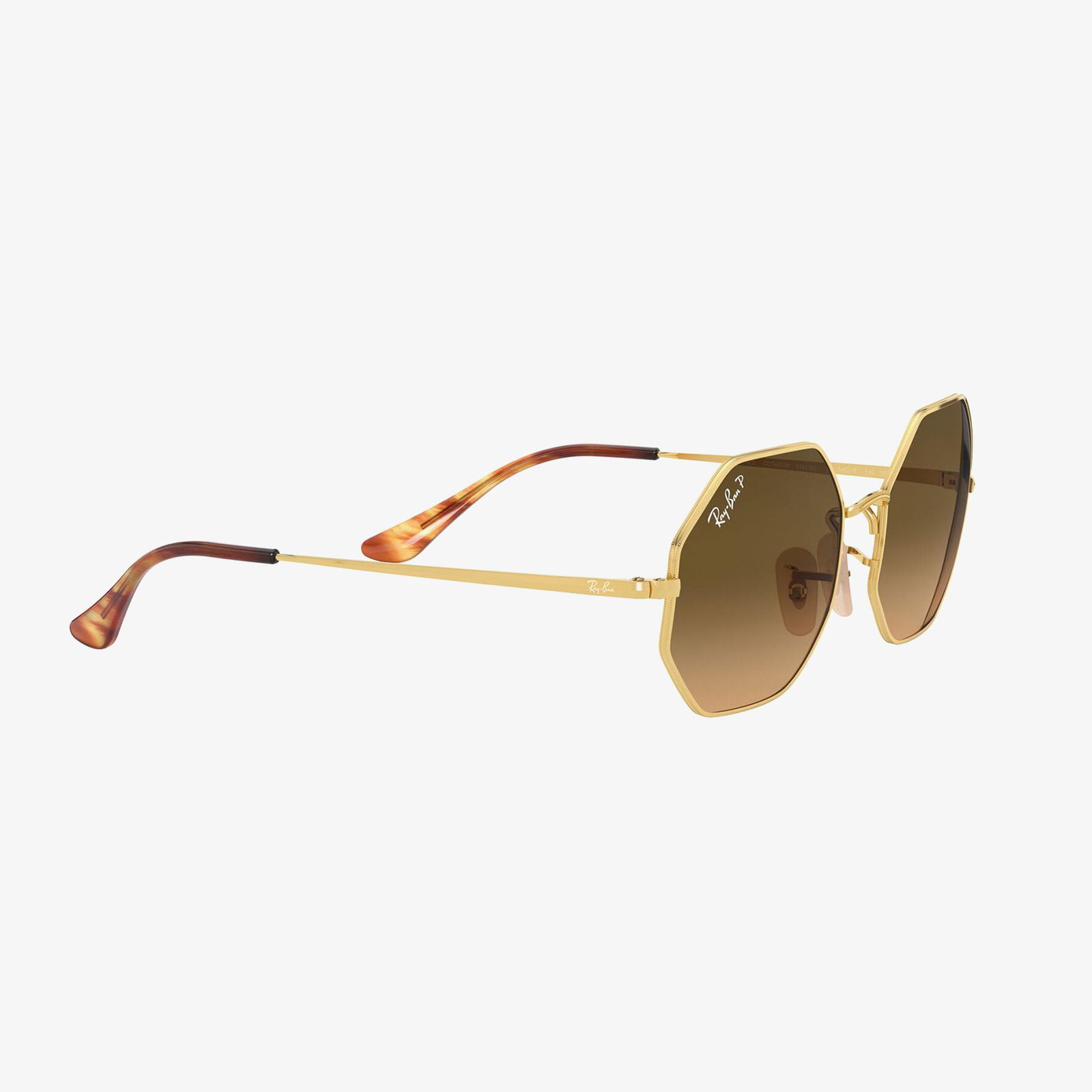 RAY-BAN 0RB1972 Octagon Unisex Gold Güneş Gözlüğü