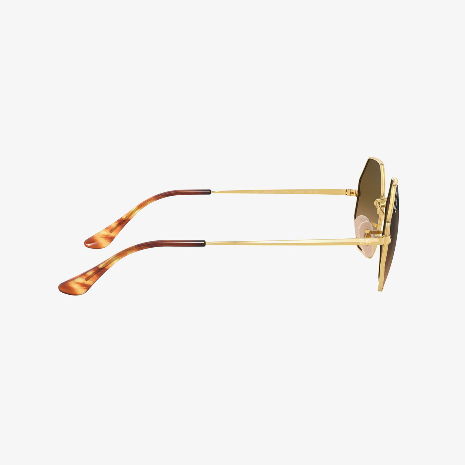 RAY-BAN 0RB1972 Octagon Unisex Gold Güneş Gözlüğü