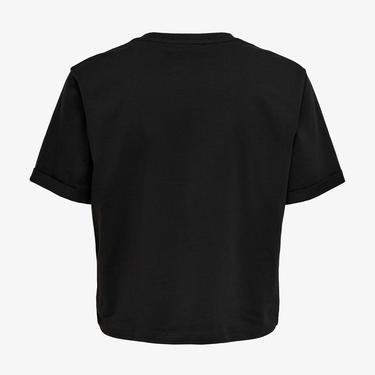  Only Onlrainbow Pocket Graphic Kadın Siyah T-Shirt
