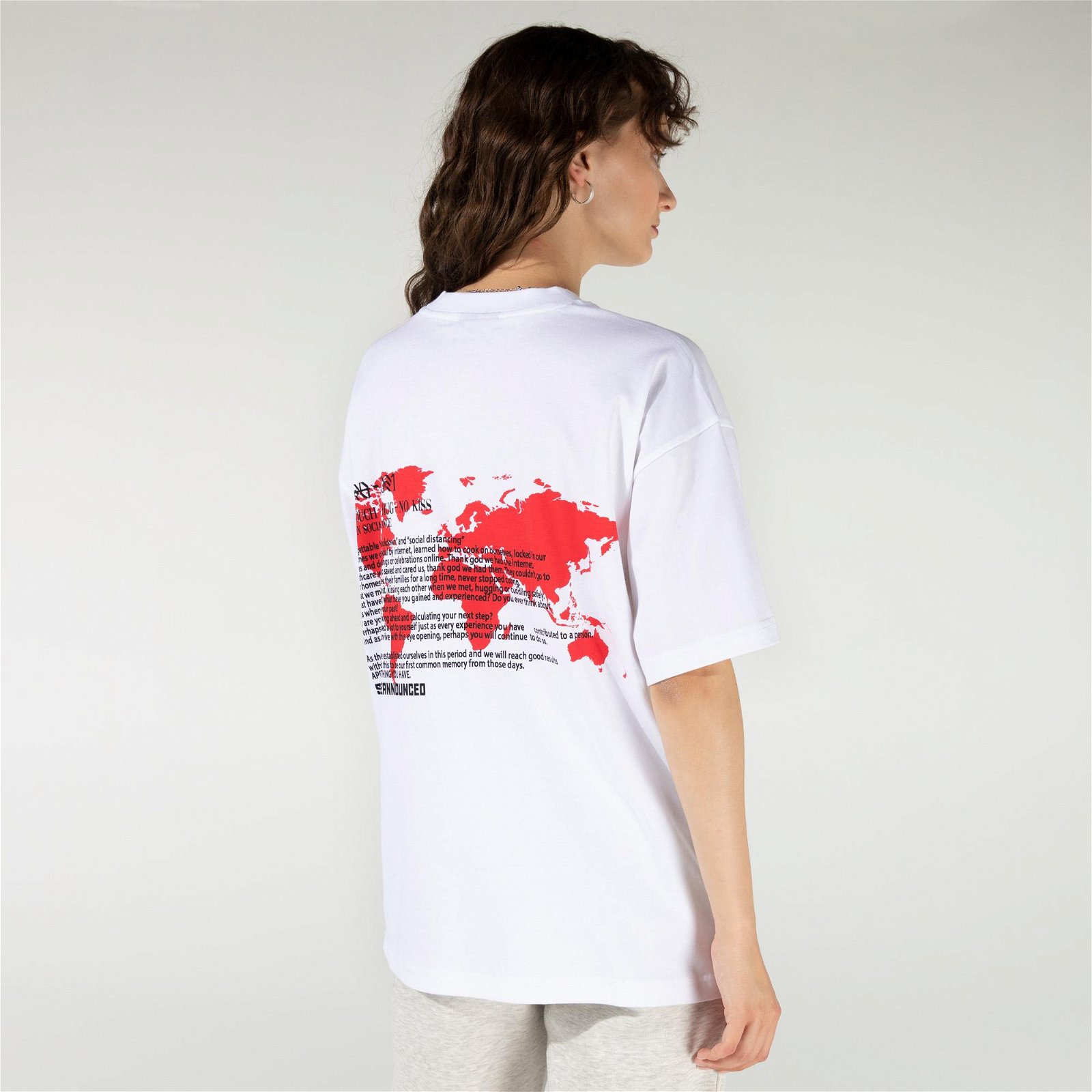 SOONTOBEANNOUNCED 2020-2021 Printed Unisex Beyaz T-Shirt