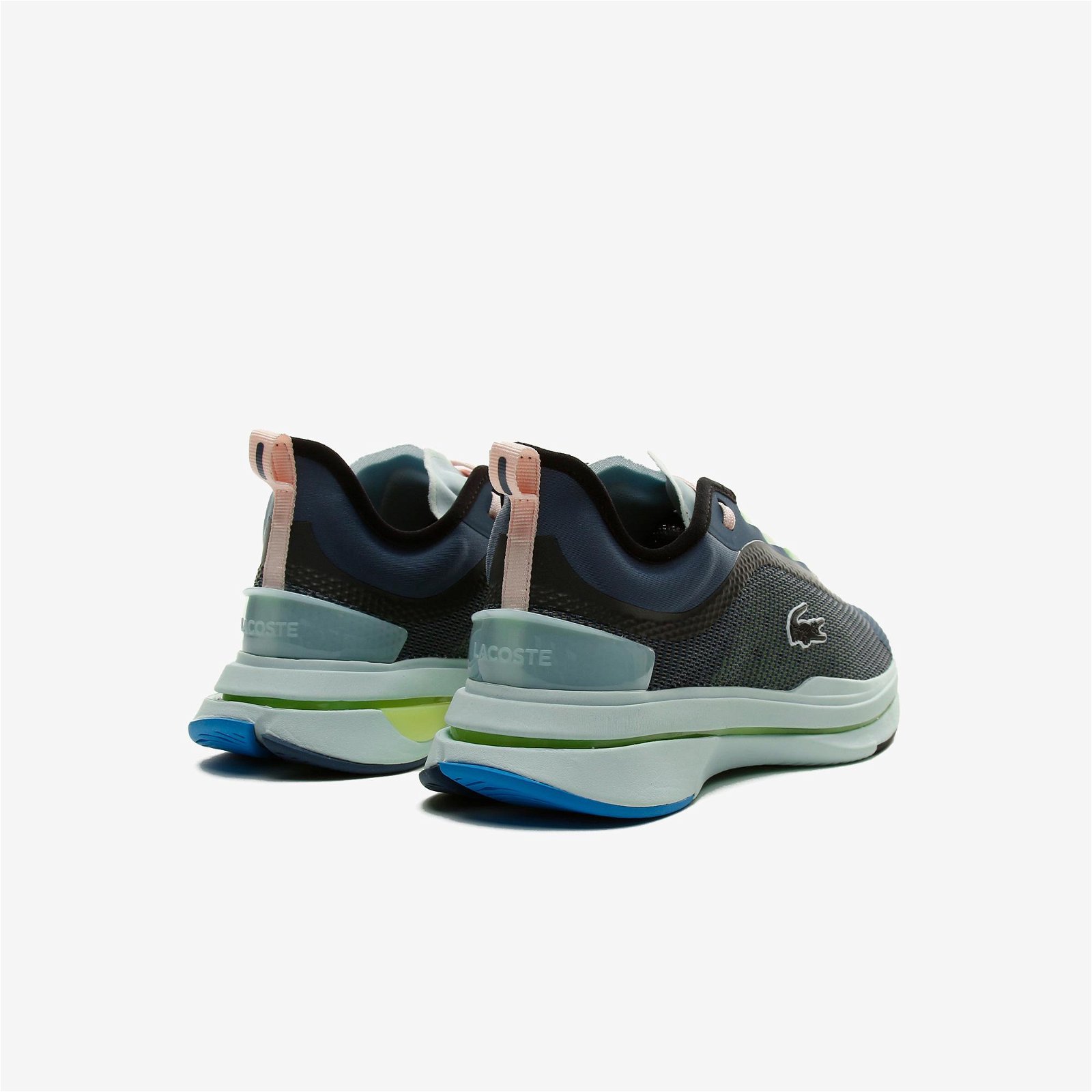 Lacoste Run Spin Ultra 0921 1 Sfa Kadın Siyah - Mavi Sneaker
