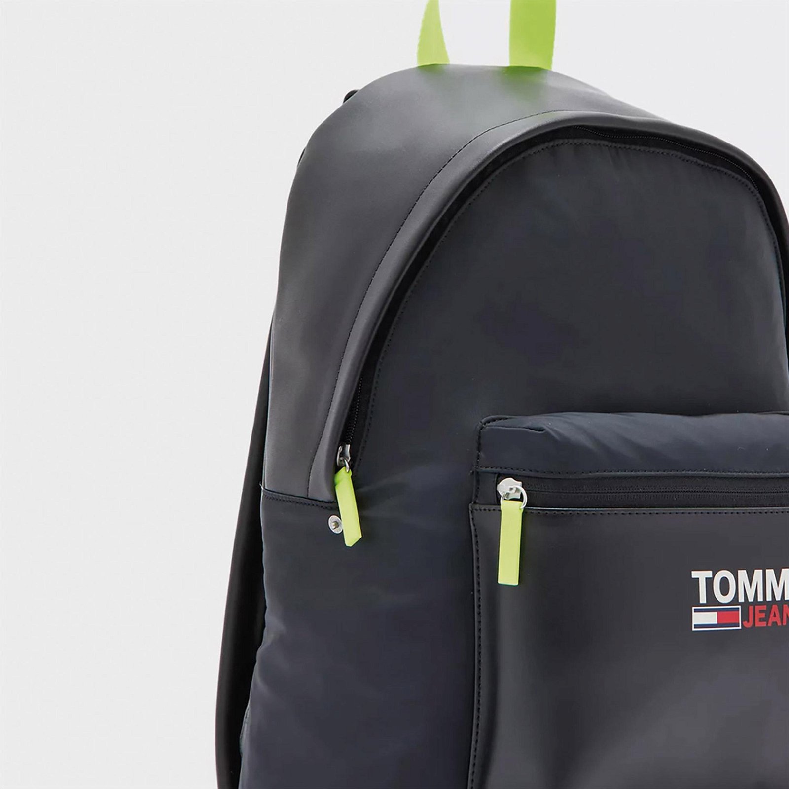 Tommy Jeans Campus Twist Dome Erkek Siyah Sırt Çantası