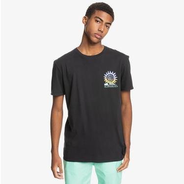  Quiksilver Island Pulse Erkek Siyah T-Shirt