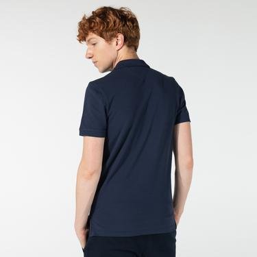 Tommy Jeans Classics Solid Stretch Polo Erkek Lacivert T-Shirt
