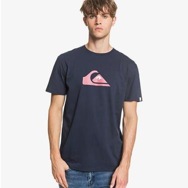  Quiksilver Comp Logo Erkek Lacivert T-Shirt